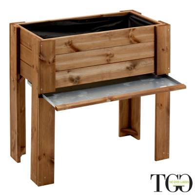 Accessori. Vaschetta metallica per fioriera GardenBox rialzata e a terra small 82 x 44 cm dettaglio 1638
