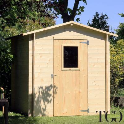 Casetta in legno Wanda Box Capanno Attrezzi - Ambientata