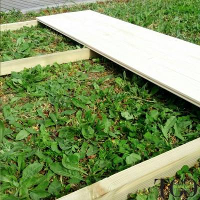 Casetta in legno Wanda Box Capanno Attrezzi - travi di appoggio