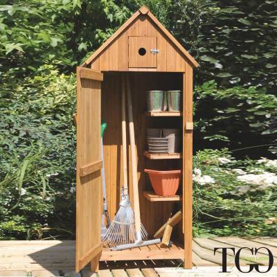 Mobiletto in legno da esterno Utile 3 - 77x54x197 Cm
