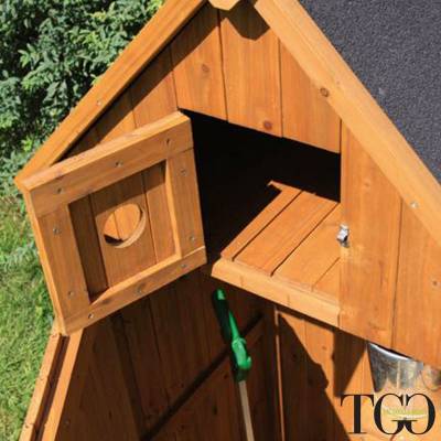 Mobiletto in legno da esterno Utile 3 - 77x54x197 Cm