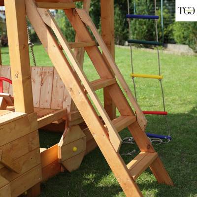 Scivolo in legno Fungoo Joy gioco in legno per giardino