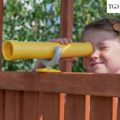Scivolo Altalene e Arrampicata in legno Joy Move gioco in legno per giardino