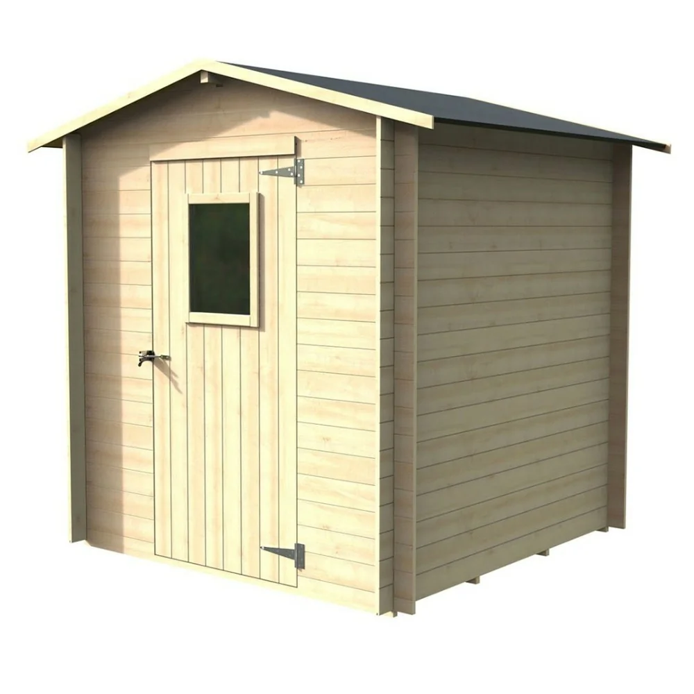 Casetta in legno 2x2 Wanda - Box Capanno In Legno Per Attrezzi Con Porta E Finestra Casetta in legno 2x2 Wanda - Box Capanno In Legno Per Attrezzi Con Porta E Finestra