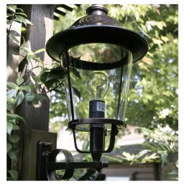 Lampada applique da esterno in alluminio Parigi