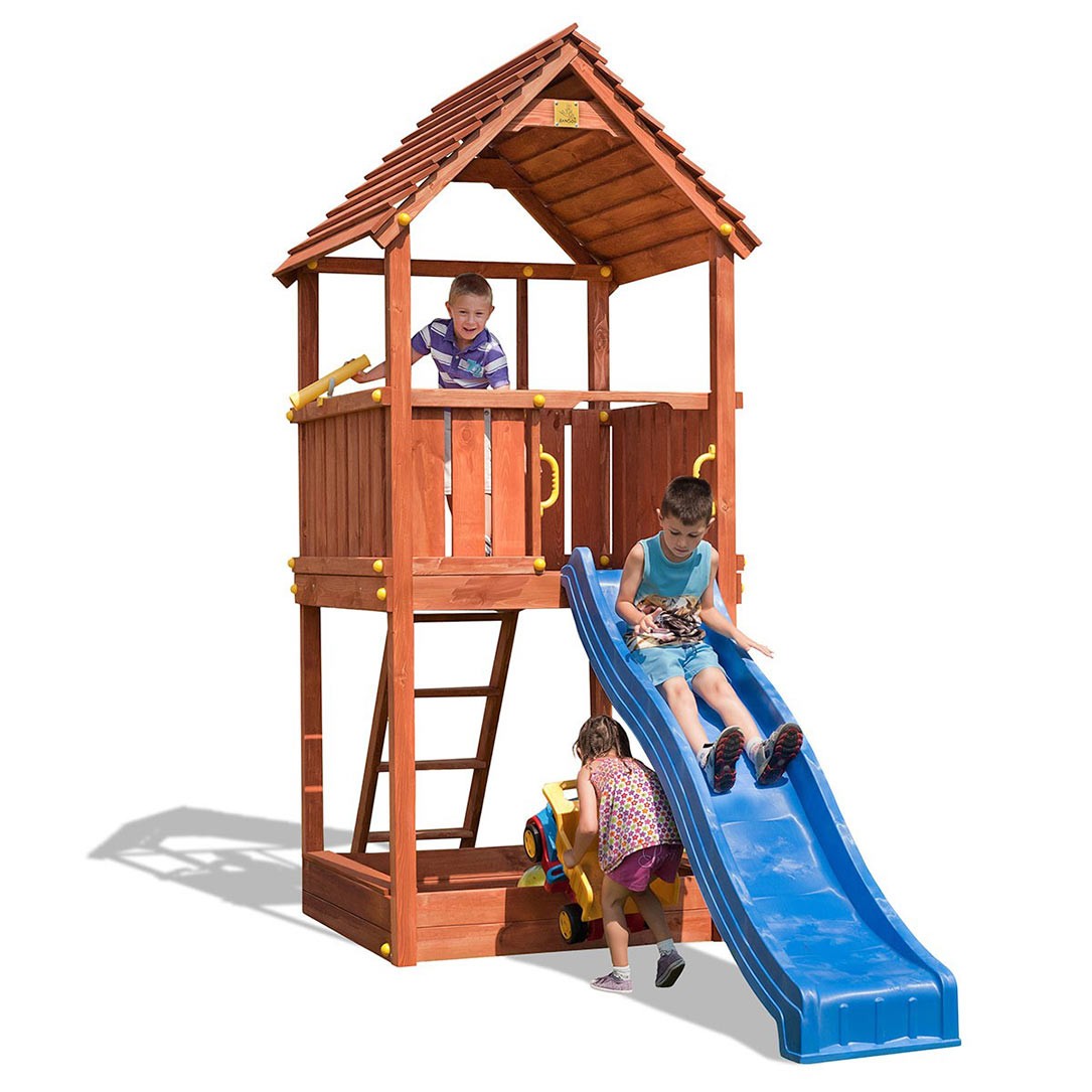 Scivolo in legno Fungoo Joy gioco per giardino