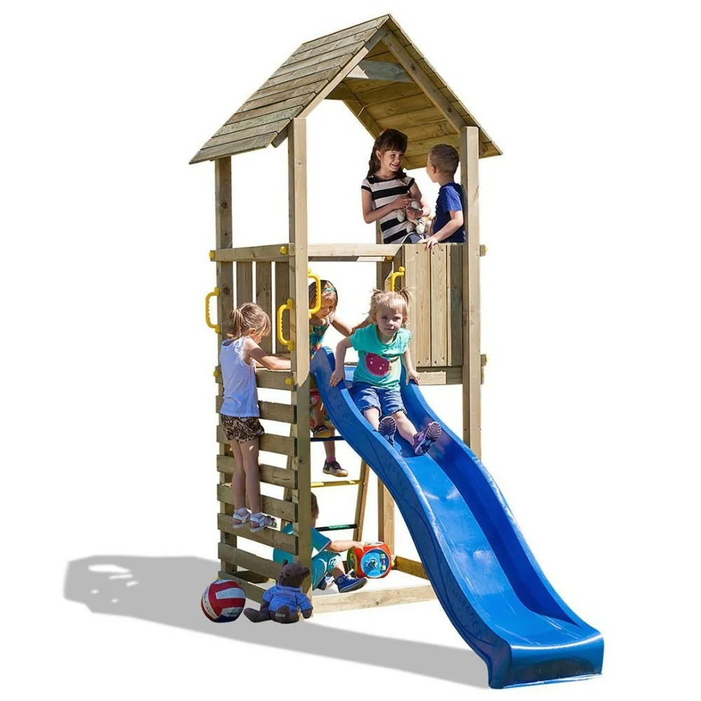 Scivolo in legno Fungoo® Carol 1 gioco in legno per giardino Scivolo in legno Fungoo® Carol 1 gioco in legno per giardino