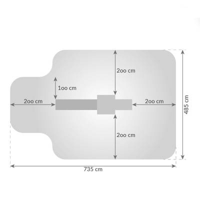 Scivolo in legno Fungoo® TipTop gioco per giardino 334 x 205 cm