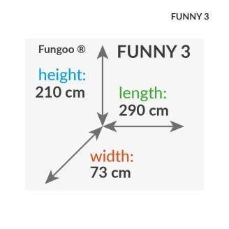 Giochi da giardino - Scivolo e arrampicata in legno Fungoo Funny 3 ...
