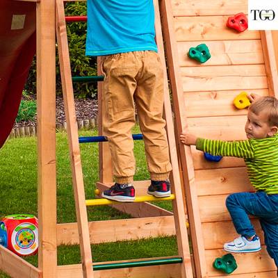 Scivolo in legno Fungoo Carol 1 gioco per giardino struttura in legno