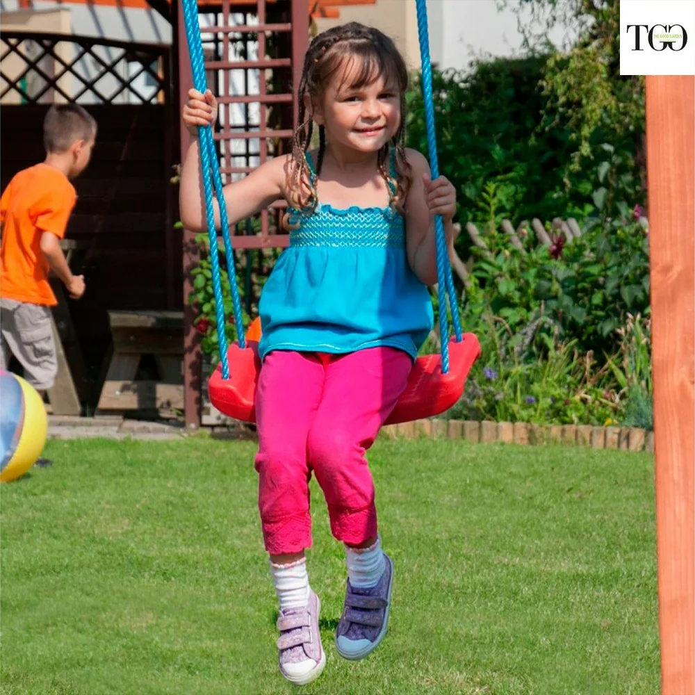 Scivolo con Altalena e Casetta Fungoo GALAXY giochi da giardino in legno Scivolo con Altalena e Casetta Fungoo GALAXY giochi da giardino in legno