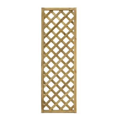 Grigliato in legno impregnato in autoclave Maglia Diagonale Gaia 60x180 Cm Color Naturale