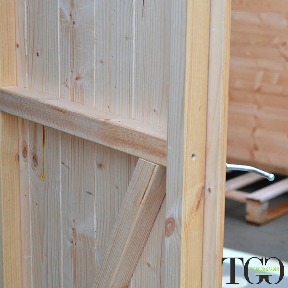 Casetta in legno Per Attrezzi Fidan con porta doppia 178x273 cm Casetta in legno Per Attrezzi Fidan con porta doppia 178x273 cm