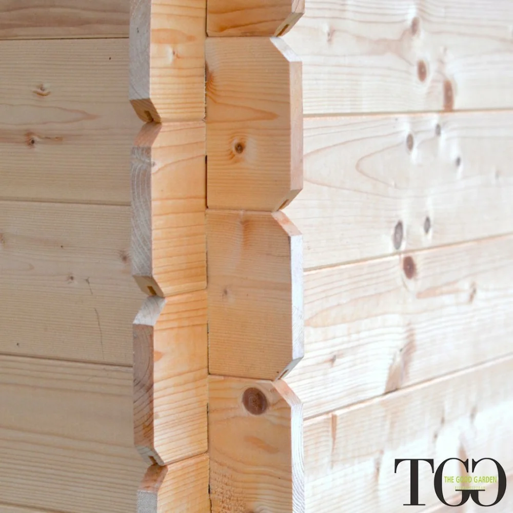 Casetta in legno Per Attrezzi Fidan con porta doppia 178x273 cm Casetta in legno Per Attrezzi Fidan con porta doppia 178x273 cm