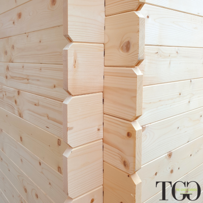 Casetta in legno Addossata 2x1 m Jack