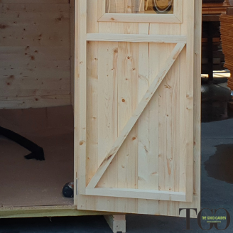 Casette in legno - Casetta in legno 2,5x2 Jack con porta doppia fin...