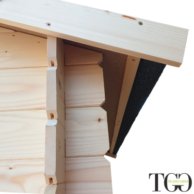Casette in legno - Casetta in legno 2,5x2 Jack con porta doppia fin...