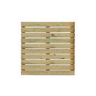Arredo da esterno - Mattonella da esterno in legno 100x100 cm KIWI ...