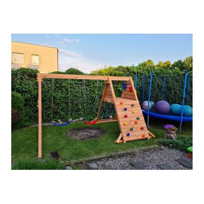 Giochi da giardino - Altalena e Arrampicata in legno Fungoo SPIDER ...