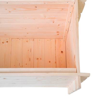 Baule Cassapanca in legno da esterno Giove 130X60X54H CM