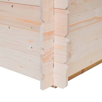 Baule Cassapanca in legno da esterno Gaia 60x60x54H CM