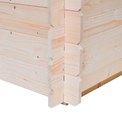 Baule Cassapanca in legno da esterno Gaia 60x60x54H CM