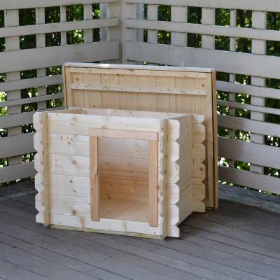 Cuccia da esterno in legno LAILA 77x60 cm