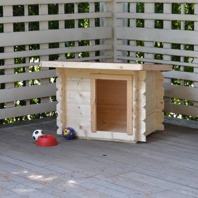 Arredo da esterno - Cuccia da esterno in legno LAILA 77x60 cm