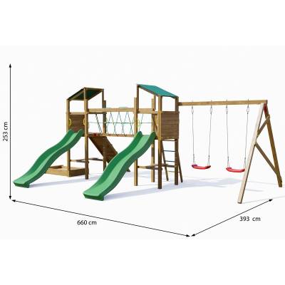 Parco Giochi in legno Autoclavato Playland SunFest TGG Play
