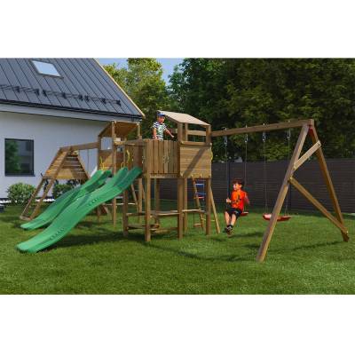 Parco Giochi in legno Autoclavato Playland BigFun TGG Play