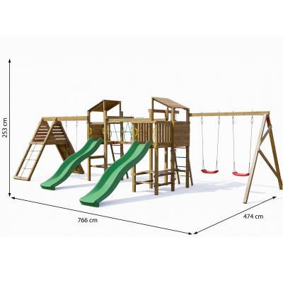 Parco Giochi in legno Autoclavato Playland BigFun TGG Play