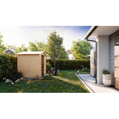 Casetta in legno da giardino Lady 2x1.7 cm personalizzabile spessore 19mm