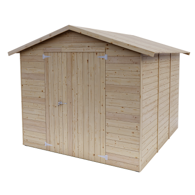 Casetta in legno da giardino Lady 2.5x2.5 cm personalizzabile spessore 19mm