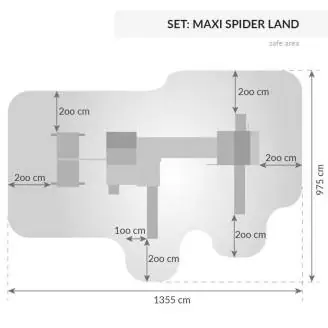 MAXI SET Fungoo SPIDER LAND multifunzionale in legno