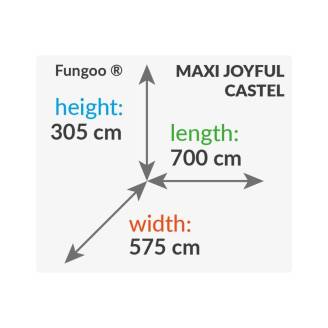 MAXI SET Fungoo JOYFUL CASTEL My SPACE_XL FORTRESS Toybox Rainbow