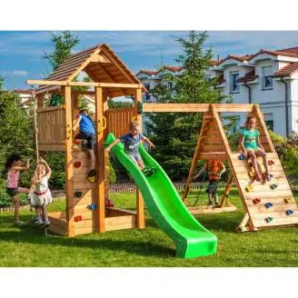 Parco giochi per bambini in legno Fungoo FORTRESS Spider