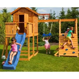 Parco giochi Fungoo My HOUSE Spider color legno