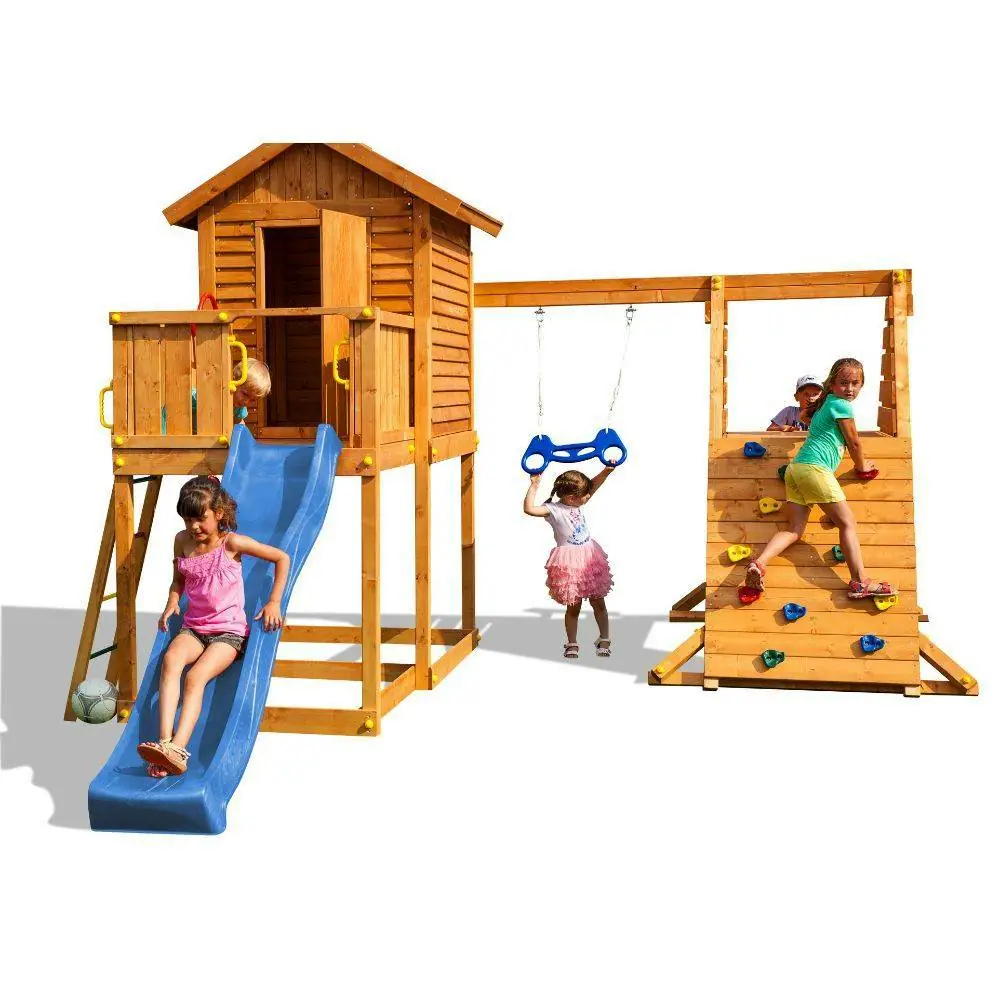 Parco giochi Fungoo My HOUSE Spider color legno