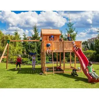 Parco giochi in legno Fungoo My SPACE XL Move