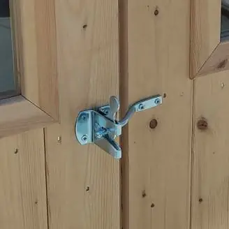 Casetta in Legno da Giardino Liana 198x130 Cm Per Attrezzi Con Porta Singola e Finestra