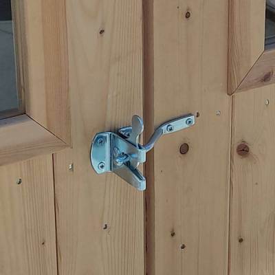 Casetta in Legno da Giardino Liana 198x130 Cm Per Attrezzi Con Porta Singola e Finestra