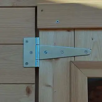 Casetta in Legno da Giardino Liana 198x130 Cm Per Attrezzi Con Porta Singola e Finestra