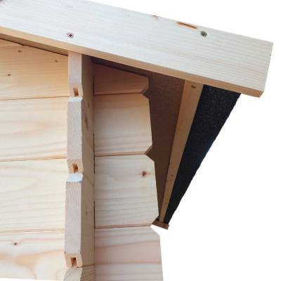 Casetta in Legno da Giardino Liana 198x130 Cm Per Attrezzi Con Porta Singola e Finestra
