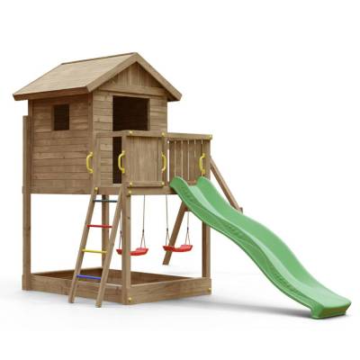 Casetta con Scivolo Fungoo GALAXY S giochi da giardino in legno