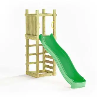 Parco giochi in legno Fungoo Funny 3 Light Scivolo e Arrampicata