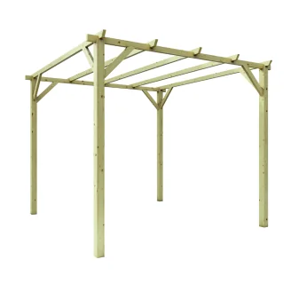 Ligna - Pergola in Legno 3x3 Resistente all'Esterno
