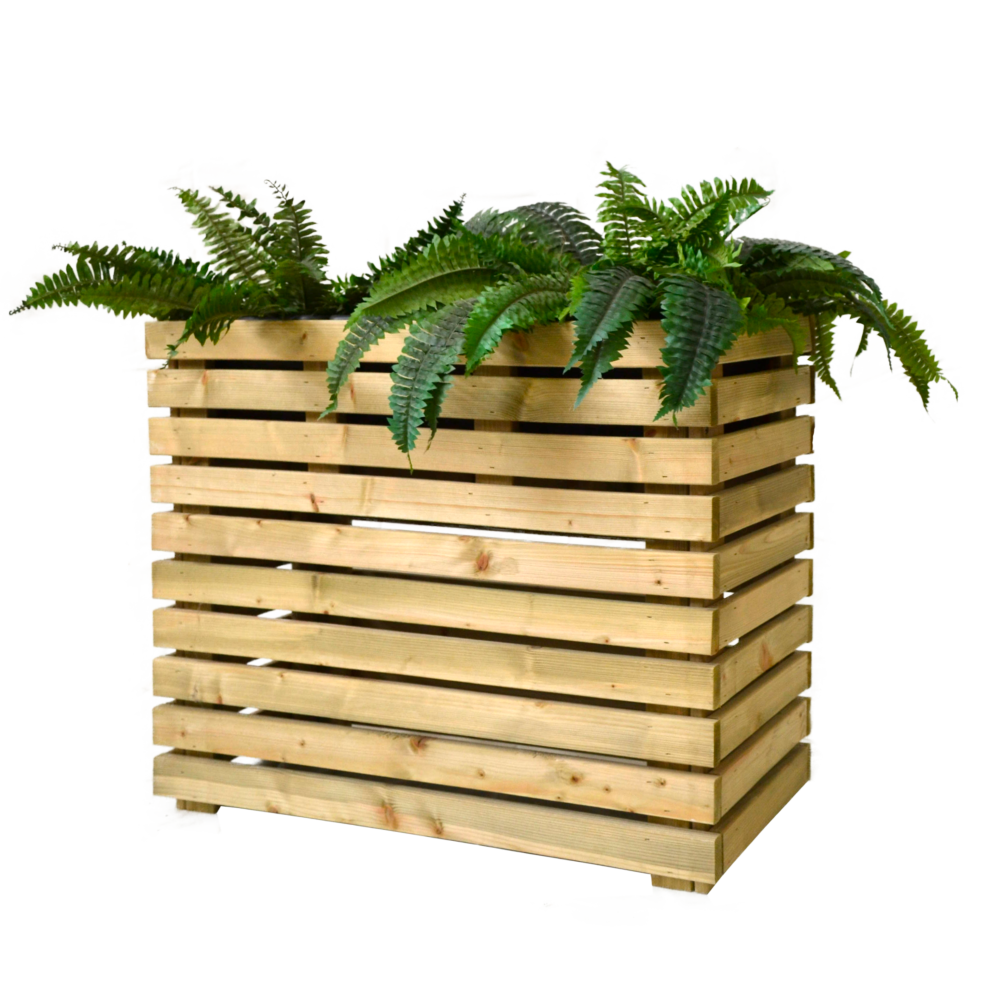 Fioriera Flora 83X31X H 70 Cm in legno autoclavato