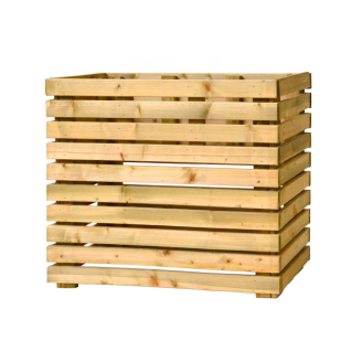 Fioriera Flora 83X31X H 70 Cm in legno autoclavato