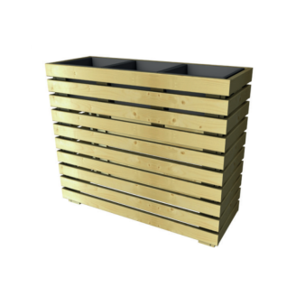 Fioriera Flora 83X31X H 70 Cm in legno autoclavato