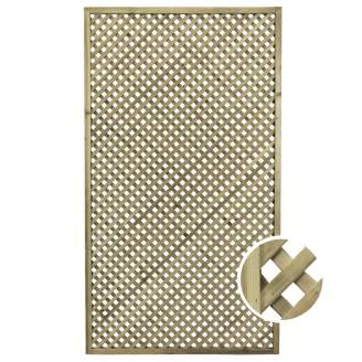 Grigliato in legno Frangivista Clara 100X180 Cm impregnato in autoclave